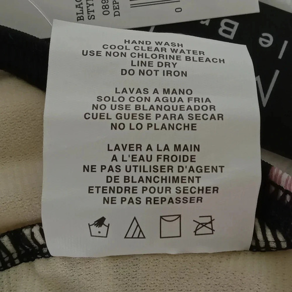 Dreamsuit Swimsuit Size 8 Black Floral Mircle Brands One Piece Slimming Control - Picture 14 of 16